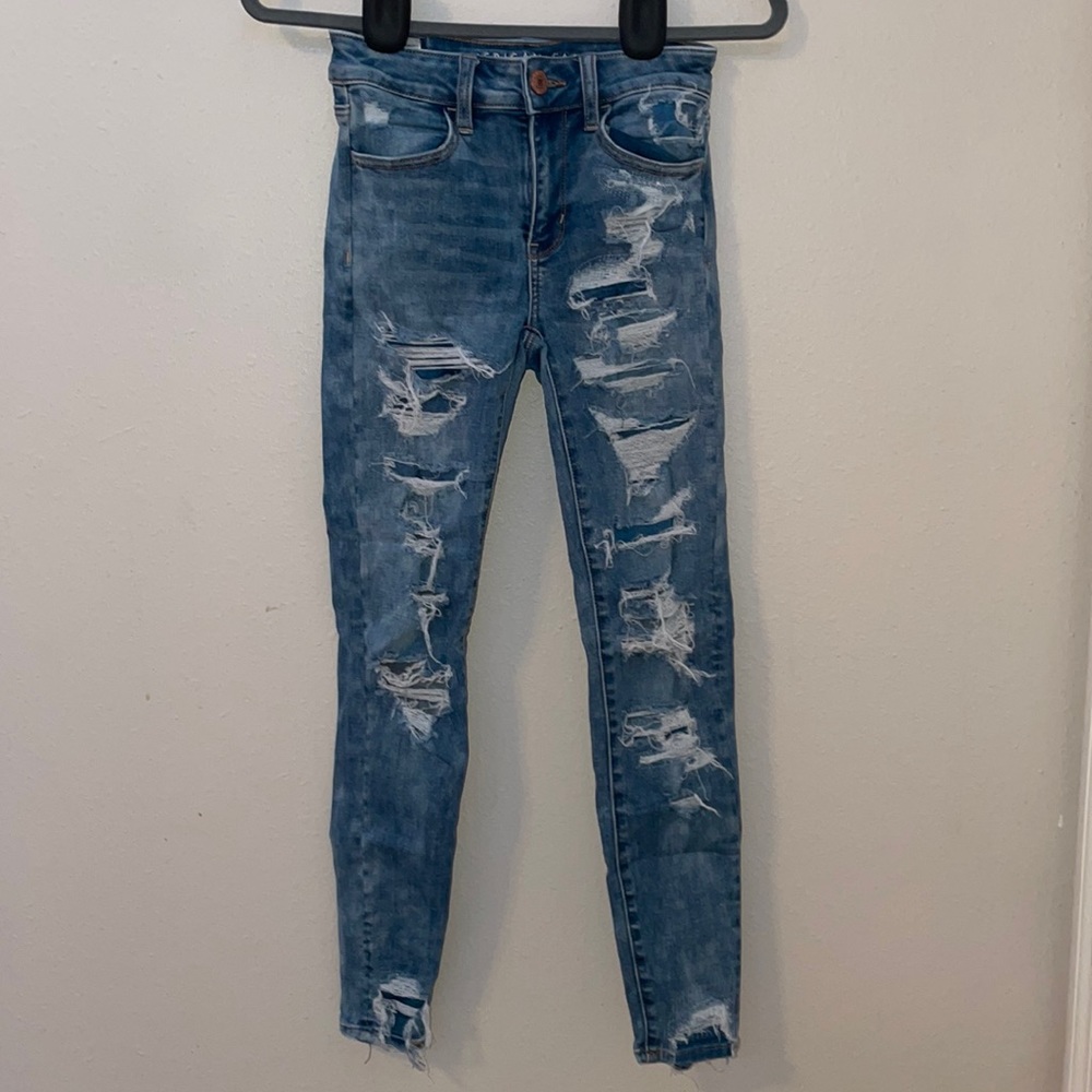 American Eagle stretchy, short skinny jeans